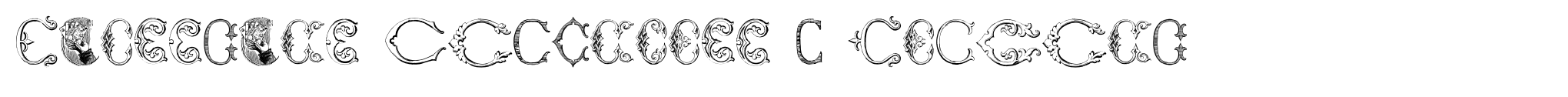 Victorian Alphabets C Regular image